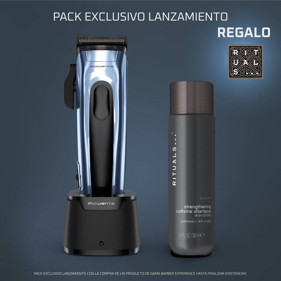 Cortapelos Barber Experience de Rowenta, Revestimiento de carbono tipo diamante (DLC), Gran autonomía