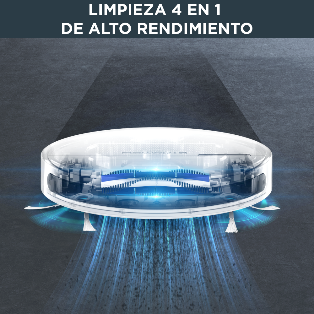 X-Plorer Serie 50 Total Care + Connect, Robot aspirador, 4 en 1