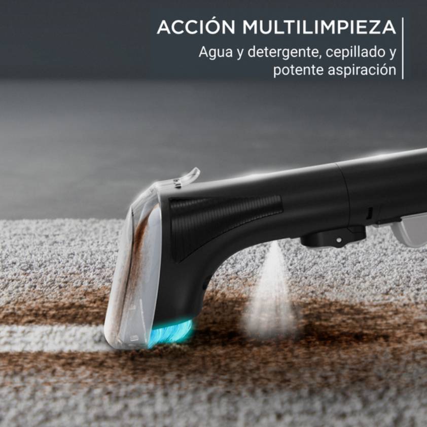 Promo Pack Clean It de Rowenta, Aspirador De Tapicerías + Solución de limpieza para tapicerías y moquetas