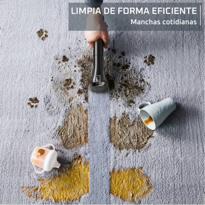 Promo Pack Clean It de Rowenta, Aspirador De Tapicerías + Solución de limpieza para tapicerías y moquetas