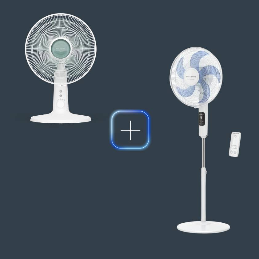 Promo Pack Turbo Silence Ventilador de pie + Turbo Silence Extreme Ventilador de mesa