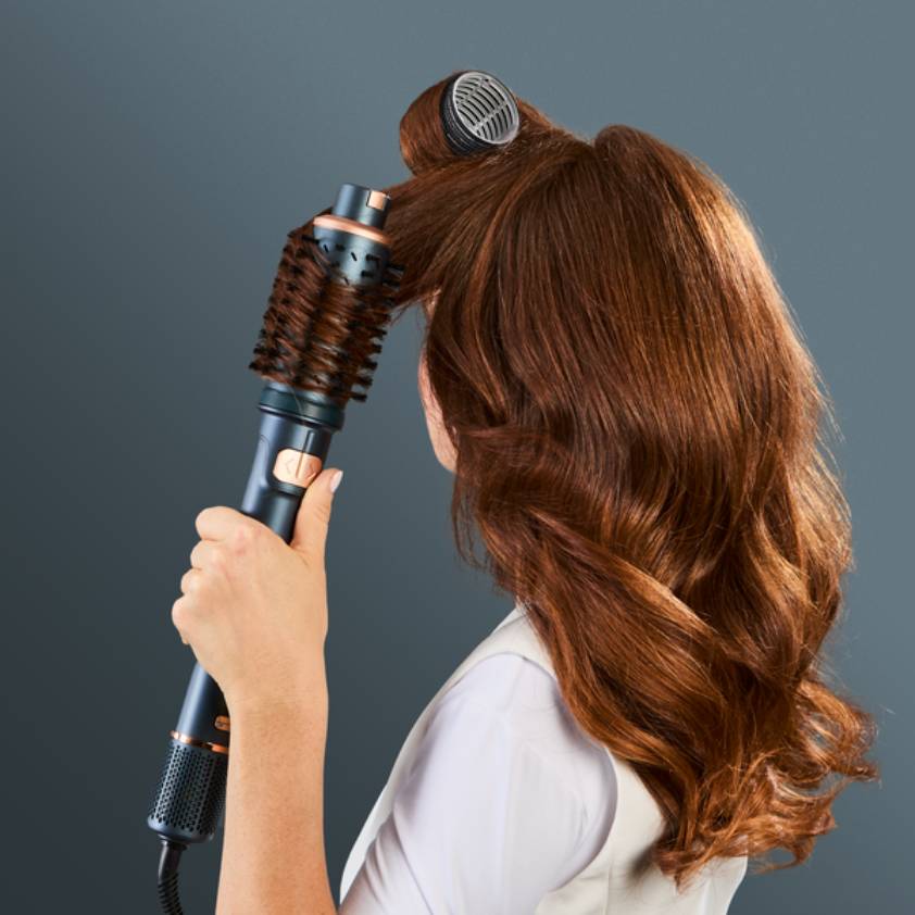 Promo Pack Cepillo de aire caliente Air Rotate + Cepillo de vapor Pure Pop Rosa