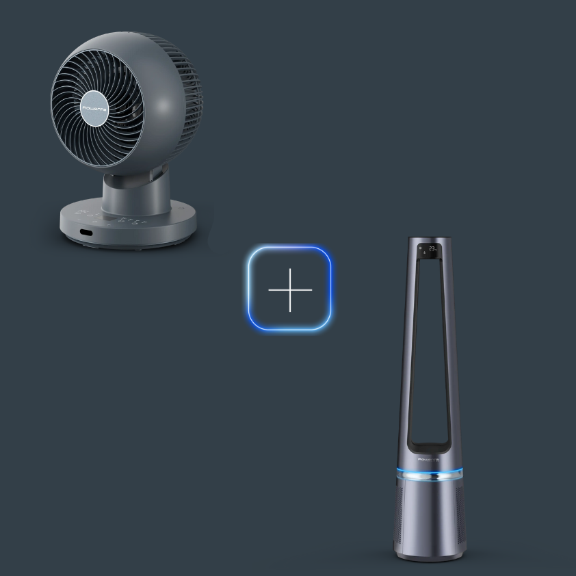 Promo Pack Eclipse 2 en 1: Purificador y Ventilador 2 en 1 + Turbo Swift Compact Ventilador de mesa