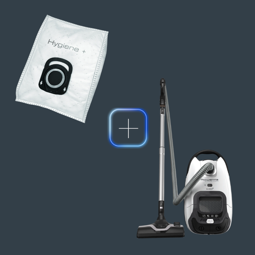 Promo Pack Aspiradora con bolsa Silence Force + Bolsas EXTRA