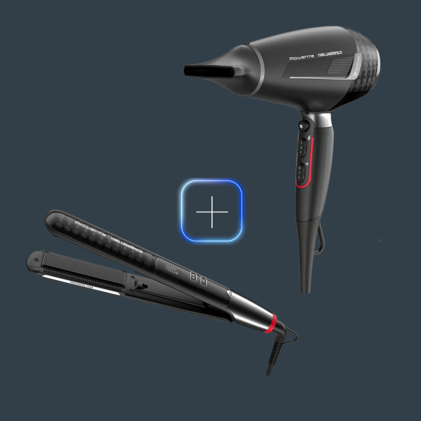 Promo Pack Secador de pelo K/Pro Stylist Karl Lagerfeld + Plancha de pelo K/ Pro Stylist Karl Lagerfeld